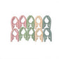 Women's 10-Piece Foldable Travel Clothes Hangers Set with Compact Collapsible Design