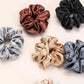 Satin Hair Scrunchies 12-Piece Set with Soft Stretch Elastic and Smooth Shine Finish