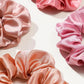 Satin Hair Scrunchies 12-Piece Set with Soft Stretch Elastic and Smooth Shine Finish