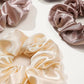Satin Hair Scrunchies 12-Piece Set with Soft Stretch Elastic and Smooth Shine Finish
