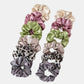 Satin Hair Scrunchies 12-Piece Set with Soft Stretch Elastic and Smooth Shine Finish