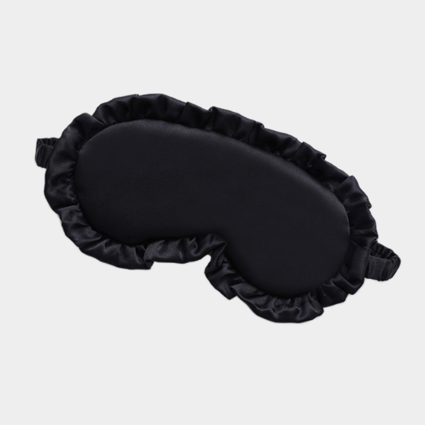 2-Piece Set Satin Sleep Eye Mask with Soft Padded Design and Elastic Strap for Comfortable Light Blocking