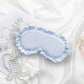 2-Piece Set Satin Sleep Eye Mask with Soft Padded Design and Elastic Strap for Comfortable Light Blocking