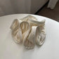 Satin Hair Scrunchies 6-Piece Set with Soft Stretch Elastic and Smooth Lightweight Finish