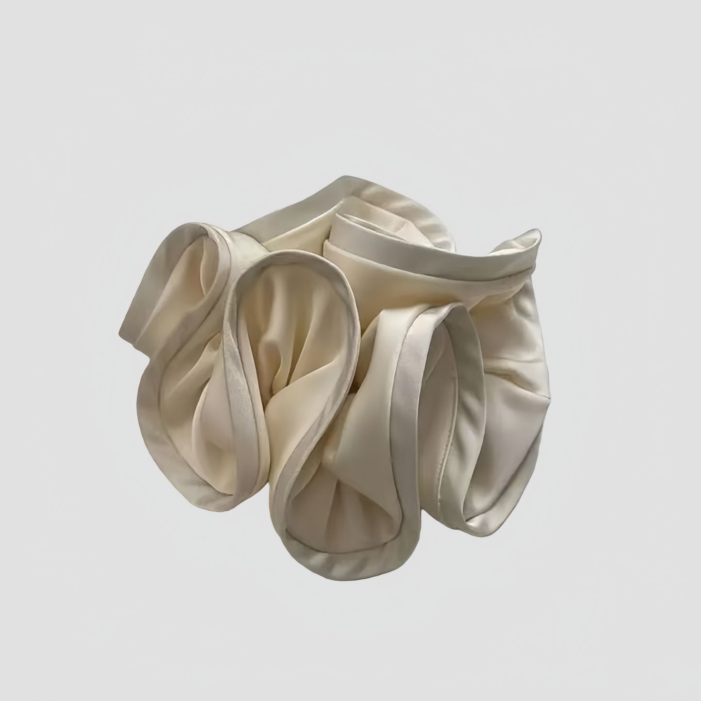 Satin Hair Scrunchies 6-Piece Set with Soft Stretch Elastic and Smooth Lightweight Finish