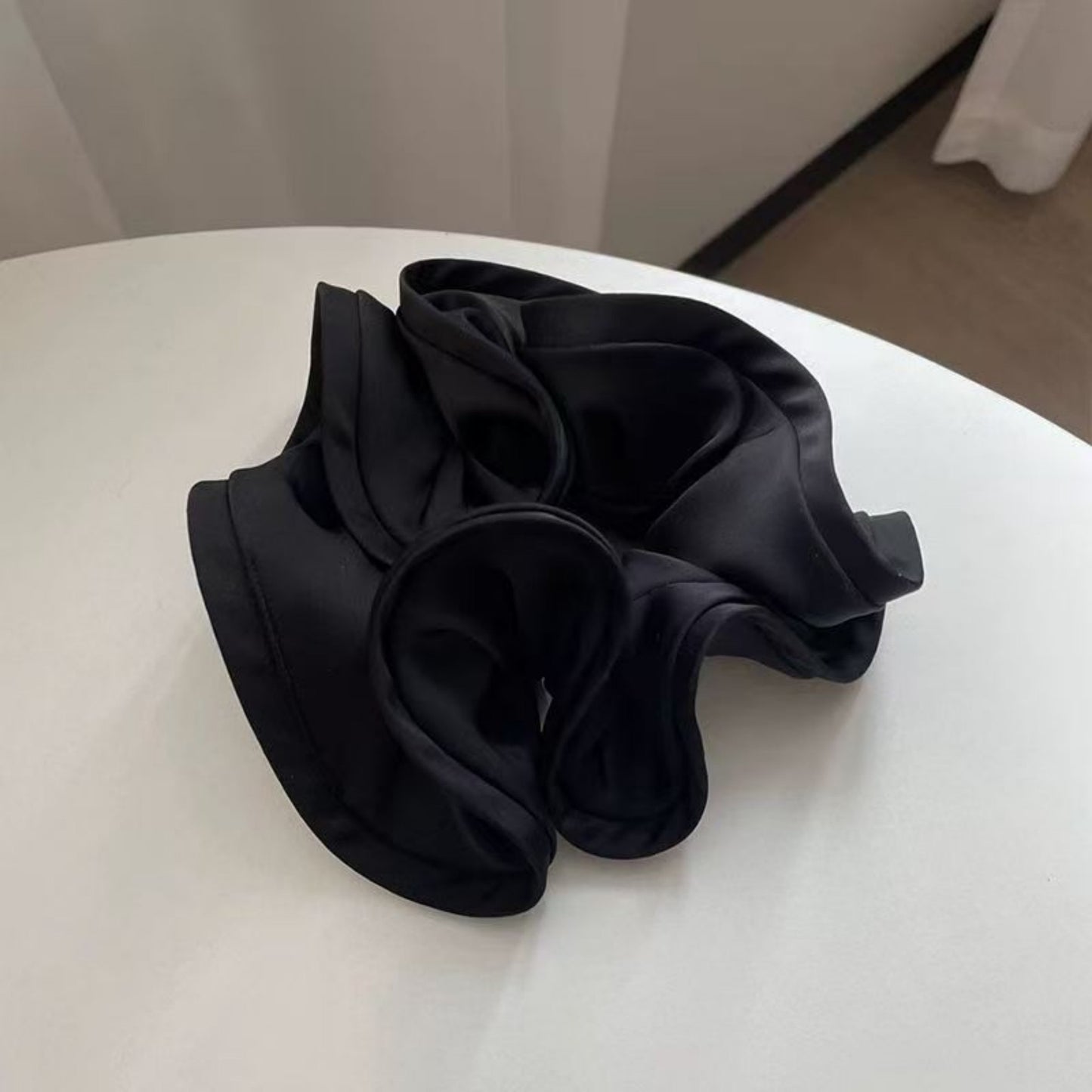 Satin Hair Scrunchies 6-Piece Set with Soft Stretch Elastic and Smooth Lightweight Finish