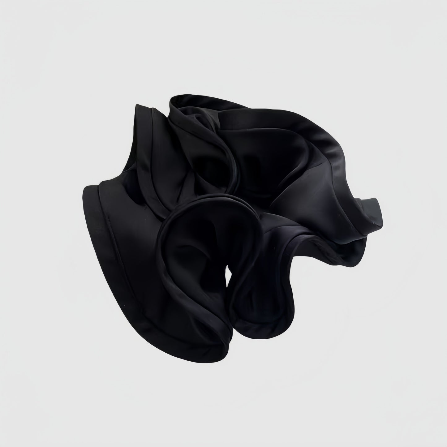 Satin Hair Scrunchies 6-Piece Set with Soft Stretch Elastic and Smooth Lightweight Finish