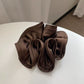 Satin Hair Scrunchies 6-Piece Set with Soft Stretch Elastic and Smooth Lightweight Finish