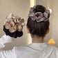 Satin Hair Scrunchies 6-Piece Set with Soft Stretch Elastic and Smooth Lightweight Finish
