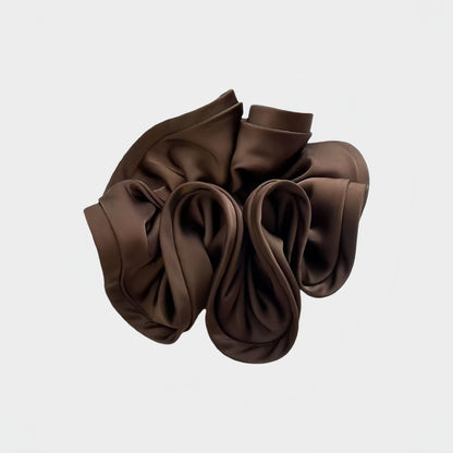 Satin Hair Scrunchies 6-Piece Set with Soft Stretch Elastic and Smooth Lightweight Finish
