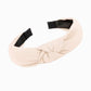 Twisted Fabric Headbands 3-Piece Set with Soft Stretch Fit and Padded Comfortable Design
