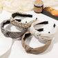 Twisted Fabric Headbands 3-Piece Set with Soft Stretch Fit and Padded Comfortable Design