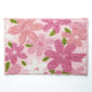 Plush Absorbent Bathroom Floor Mat with Floral Pattern Soft Textured Bath Rug for Tub Shower and Sink Areas