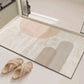 Anti Fatigue Kitchen Floor Mat with Geometric Line Pattern Cushioned Standing Rug for Sink Counter and Prep Areas