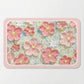 Plush Absorbent Bathroom Floor Mat with Floral Pattern Soft Cushioned Bath Rug for Tub Shower and Sink Areas