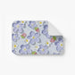 Plush Absorbent Bathroom Floor Mat with Floral Pattern Soft Cushioned Bath Rug for Tub Shower and Sink Areas