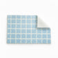 Plush Absorbent Bathroom Floor Mat with Grid Pattern Soft Textured Bath Rug for Shower Tub and Sink Areas