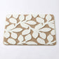 Floral Pattern Bath Mat Soft Textured Bathroom Rug