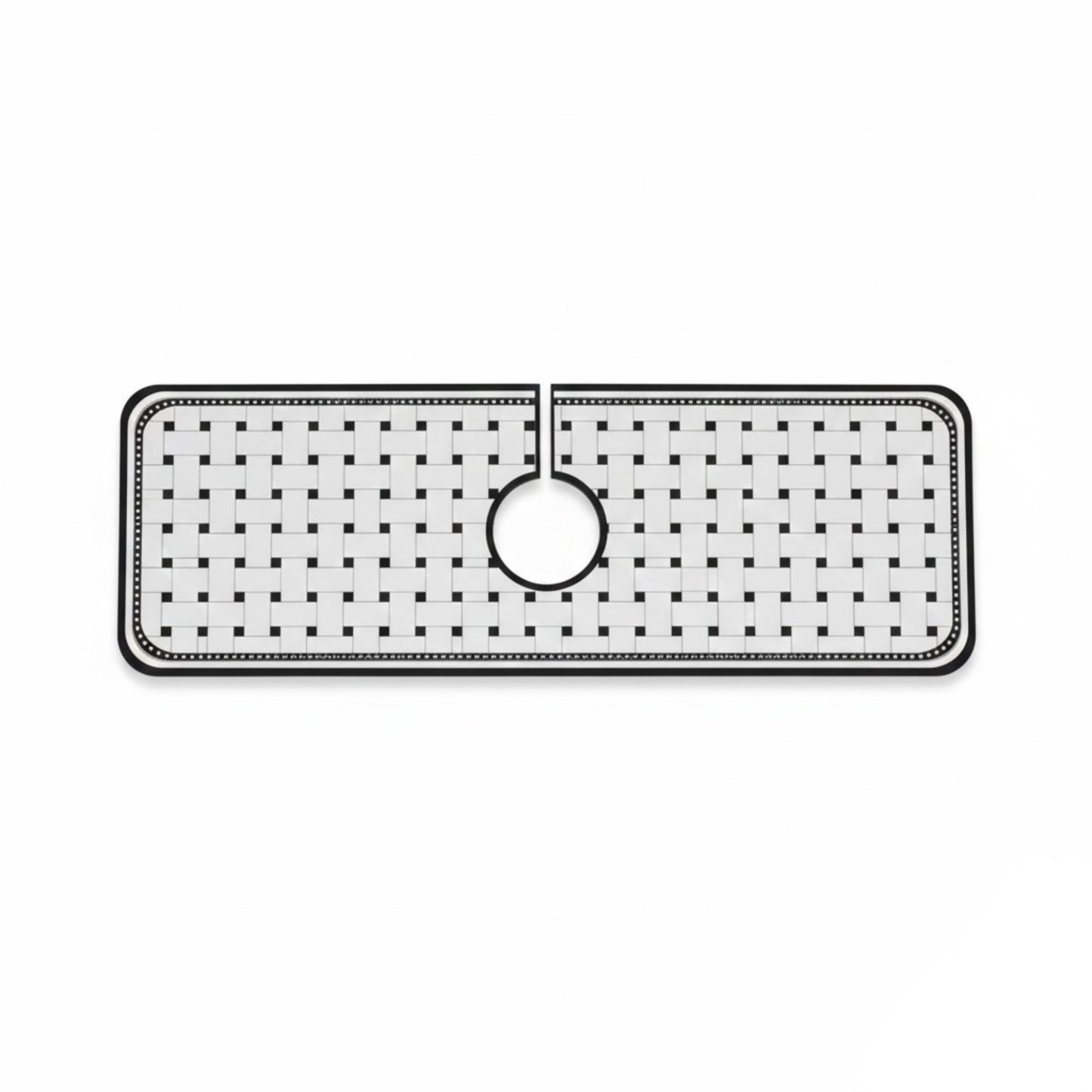 Floral Faucet Mat Sink Splash Guard for Kitchen and Bathroom 4 Pack