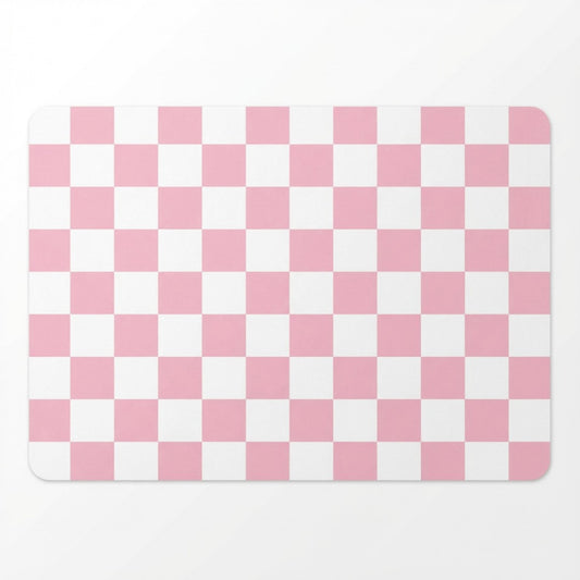 Checkered Kitchen Sink Faucet Splash Guard Mat Absorbent Countertop Protector 2 Pack
