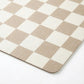 Checkered Kitchen Sink Faucet Splash Guard Mat Absorbent Countertop Protector 2 Pack Set