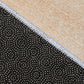 Vintage Inspired Kitchen Runner Rugs Set with Distressed Medallion Pattern Non Slip Backing 2 Piece Set