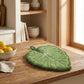 Soft Absorbent Hanging Hand Towels Leaf Shaped Reusable Cleaning Cloth with Loop 3 Pack