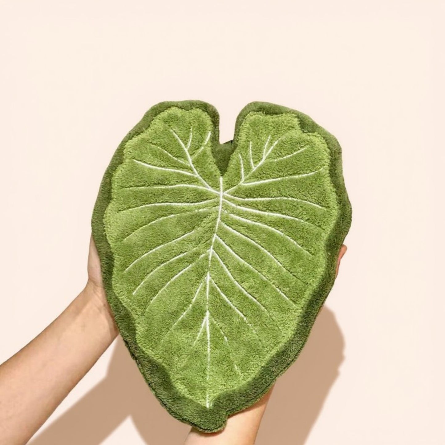Soft Absorbent Hanging Hand Towels Leaf Shaped Reusable Cleaning Cloth with Loop 3 Pack