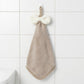 Soft Absorbent Hanging Hand Towels with Bow Detail Reusable Cleaning Cloth 2 Pack