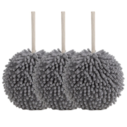 Microfiber Chenille Cleaning Sponges 3 Piece Set Reusable Absorbent Household Scrubbing Pads