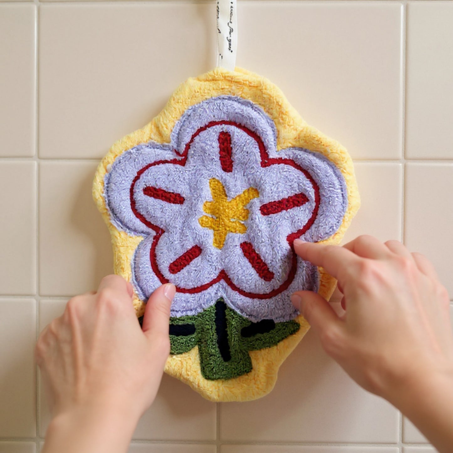 3 Pack Novelty Hanging Kitchen Cleaning Towels Soft Absorbent Reusable Microfiber Dish Towels