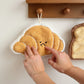 Croissant Shaped Plush Kitchen Sponge Soft Absorbent Reusable Dish Cleaning Sponge