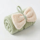 3 Pack Hanging Kitchen Hand Towels Soft Absorbent Ribbed Towels with Decorative Bow and Loop