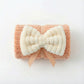 3 Pack Hanging Kitchen Hand Towels Soft Absorbent Ribbed Towels with Decorative Bow and Loop