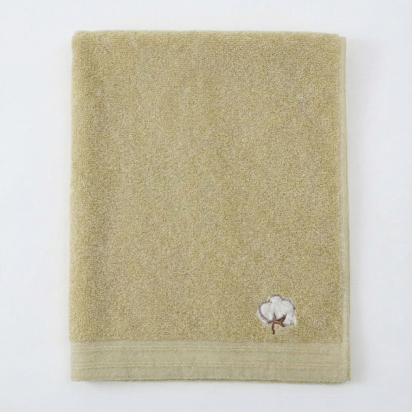 3 Pack Cotton Hand Towels Soft Absorbent Terry Towels with Embroidered Detail