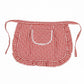 3-Piece Decorative Waist Apron Set with Ruffle Trim Pocket and Adjustable Ties