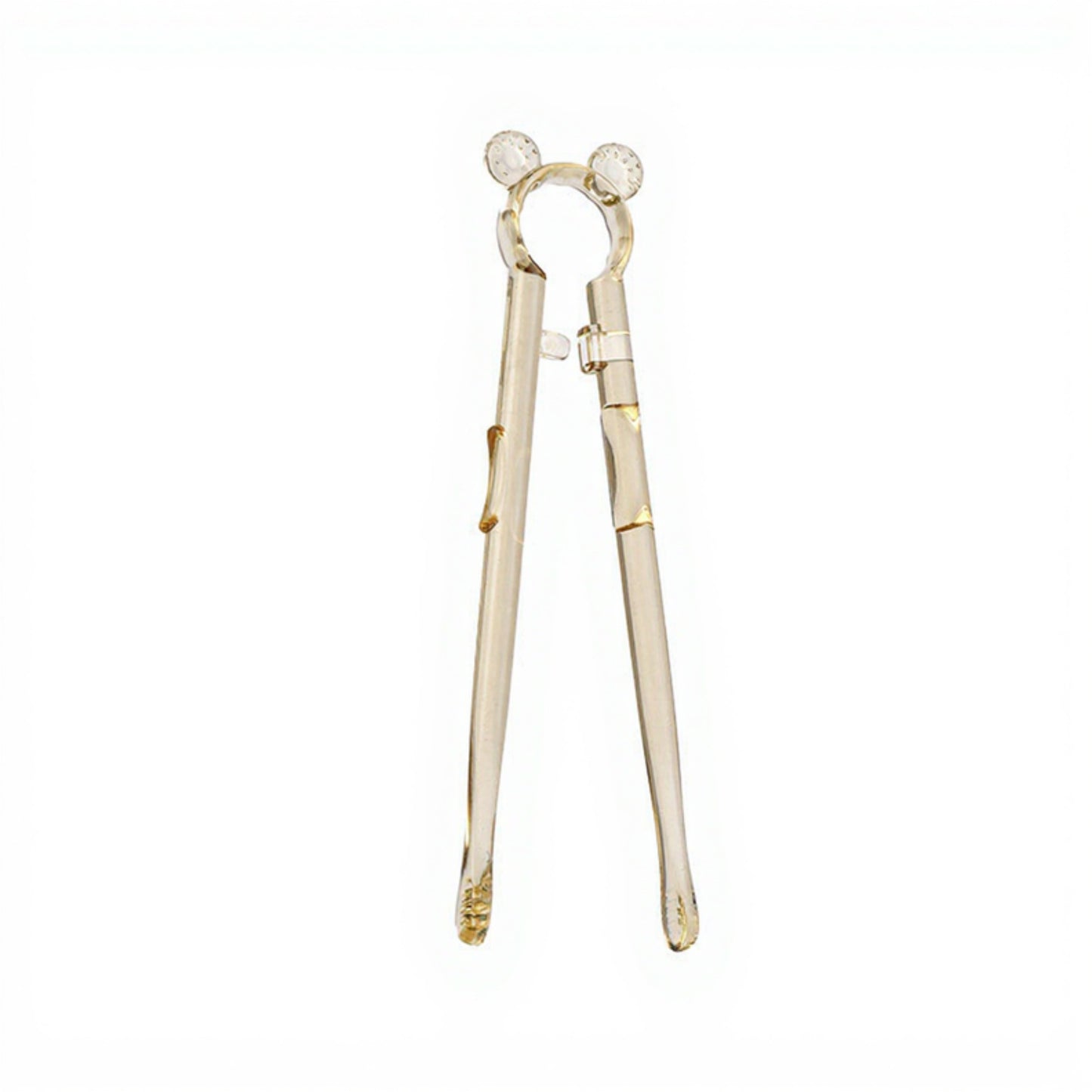 Reusable Glass Chopsticks Set of 2 with Decorative Ring Detail Elegant Dining Utensils