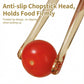 Reusable Glass Chopsticks Set of 2 with Decorative Ring Detail Elegant Dining Utensils