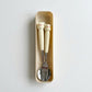 Portable Spoon and Fork Set with Storage Case Cute Character Handle Reusable Tableware