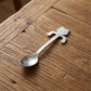 Cat Shaped Spoon Set Polished Metal Decorative Handle Cute Table Spoon 6 Piece Set