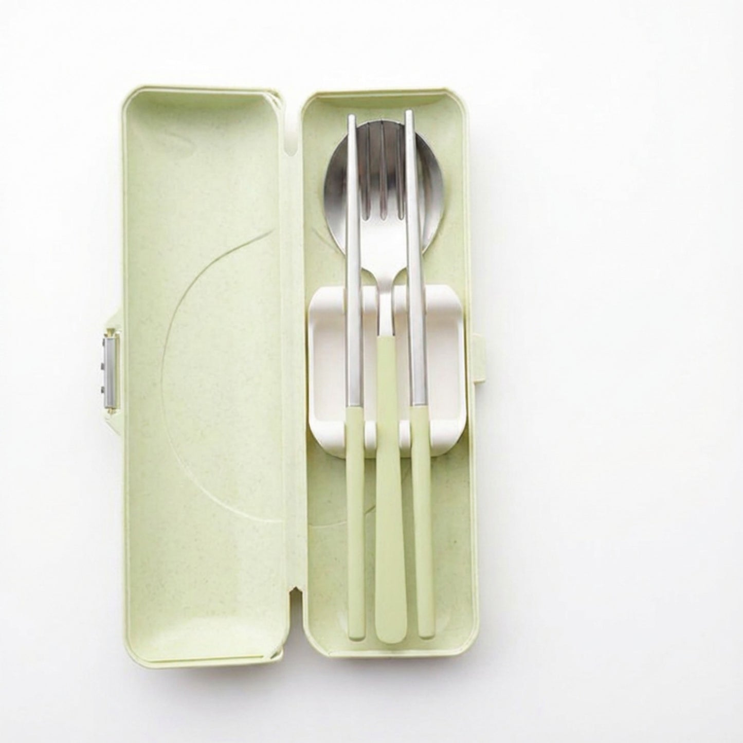 Portable Flatware Set with Storage Case Chopsticks Fork Spoon Travel Dining Utensils