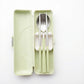 Portable Flatware Set with Storage Case Chopsticks Fork Spoon Travel Dining Utensils