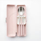 Portable Flatware Set with Storage Case Chopsticks Fork Spoon Travel Dining Utensils