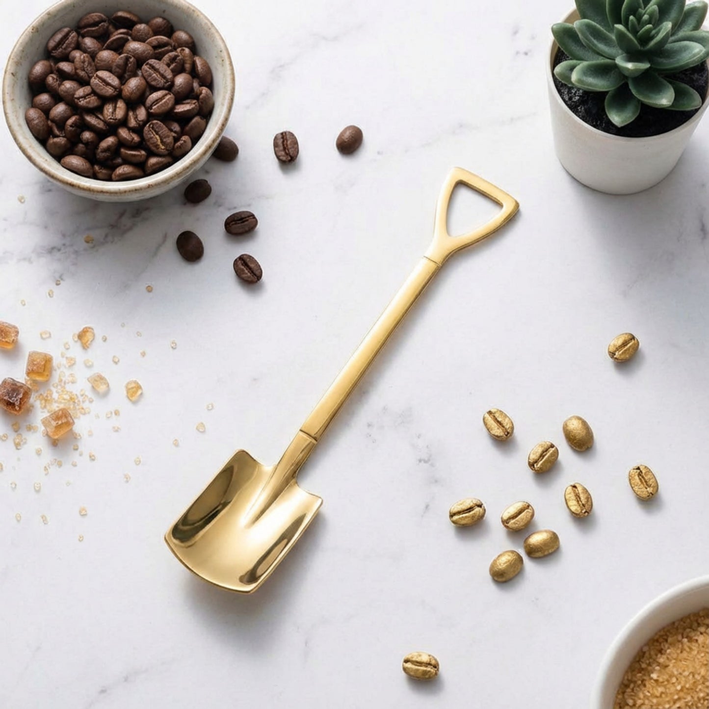 Stainless Steel Garden Shovel Hand Tool with Ergonomic Handle 6 Piece Set