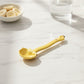 Apple Shaped Ceramic Reusable Spoon Set with Hanging Handle Design 3 Piece Set