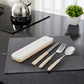 Reusable Travel Cutlery Set with Chopsticks Fork Spoon and Storage Case