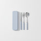 Reusable Travel Cutlery Set with Chopsticks Fork Spoon and Storage Case