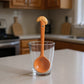 Ceramic Soup Ladle Spoons with Food Handle Design 3 Piece Set