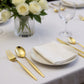 Polished Cutlery Set with Coordinated Flatware Pieces and Decorative Storage Box