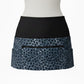 Leopard Print Utility Waist Apron with Adjustable Ties Zipper Pocket and Multiple Front Storage Pockets